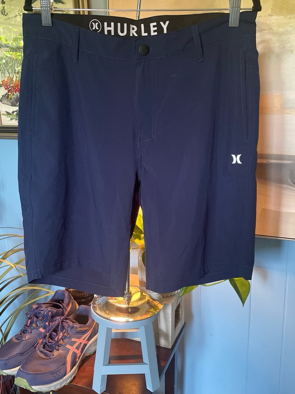Hurley Navy Men's Athletic Shorts